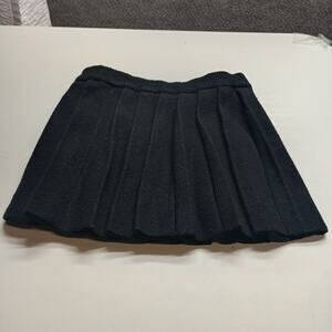 Girls Black Toddler Pleated Knit Skirt 3T School Uniform Style